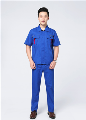 工程服订做|工作服套装|男夏季短袖|汽修上衣劳保服